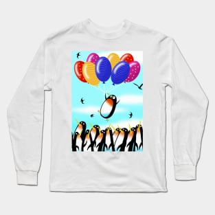 The Penguin Who Could Fly Long Sleeve T-Shirt